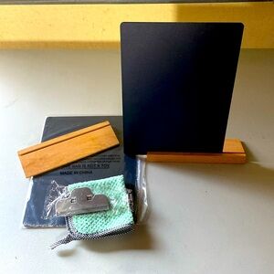 Set of 2 chalk boards